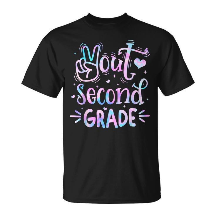2Nd Second Grade Peace Out Tie Dye Happy Last Day Of School Unisex T-Shirt