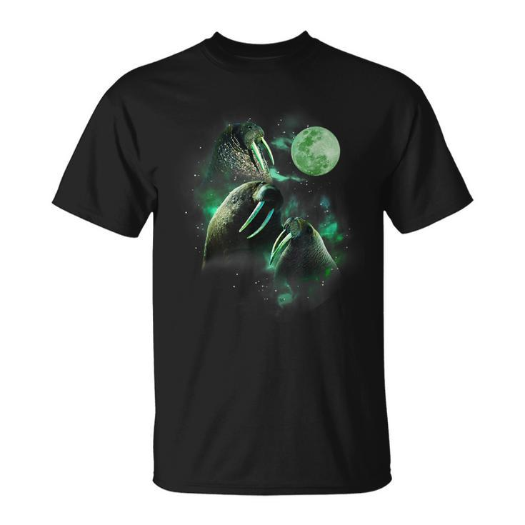 3 Walrus Moon Parody T-Shirt