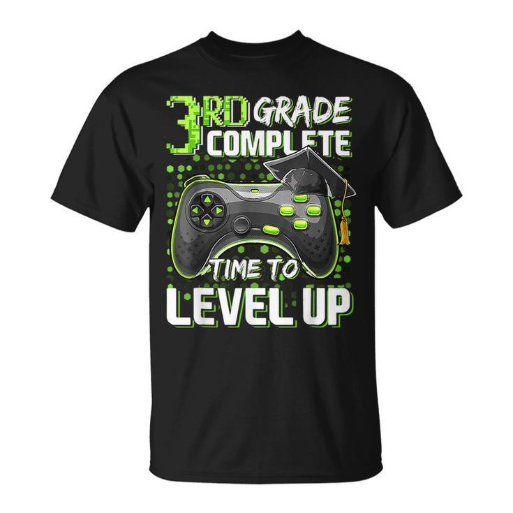 3Rd Grade Complete Time To Level Up Happy Last Day Of School  Unisex T-Shirt