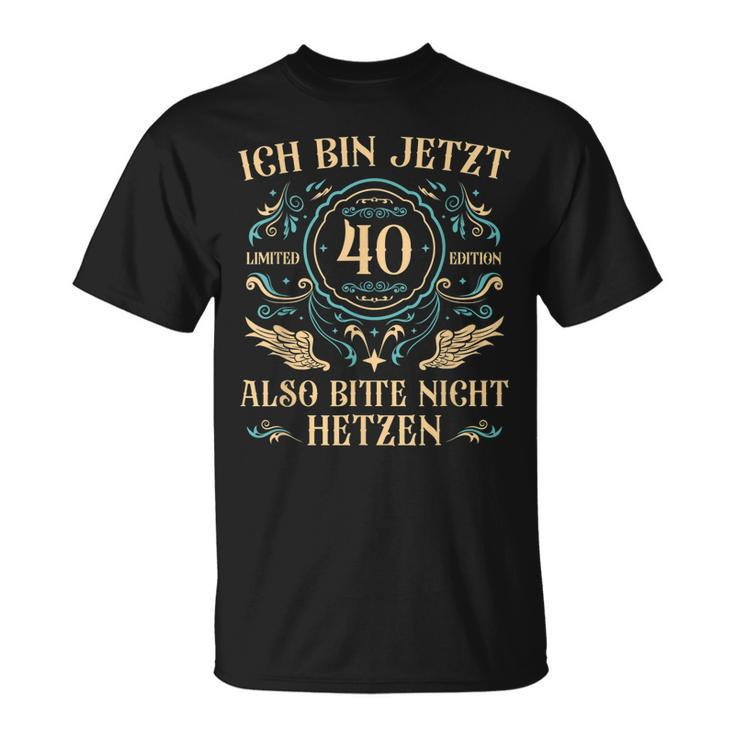 40 Years Old 40Er Dad 40Th Birthday  Gift For Mens Gift For Women Unisex T-Shirt