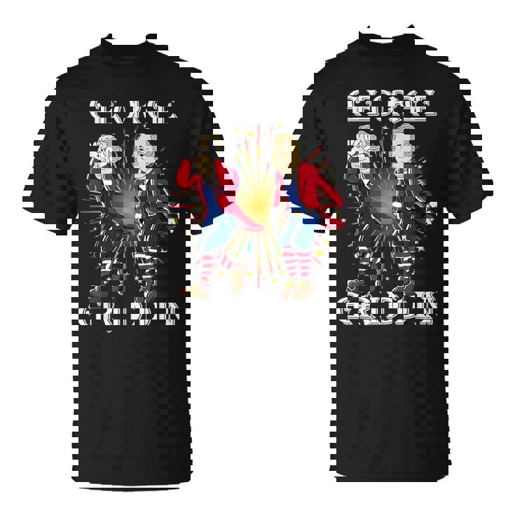 4Th Of July George Washington Griddy George Griddin Unisex T-Shirt