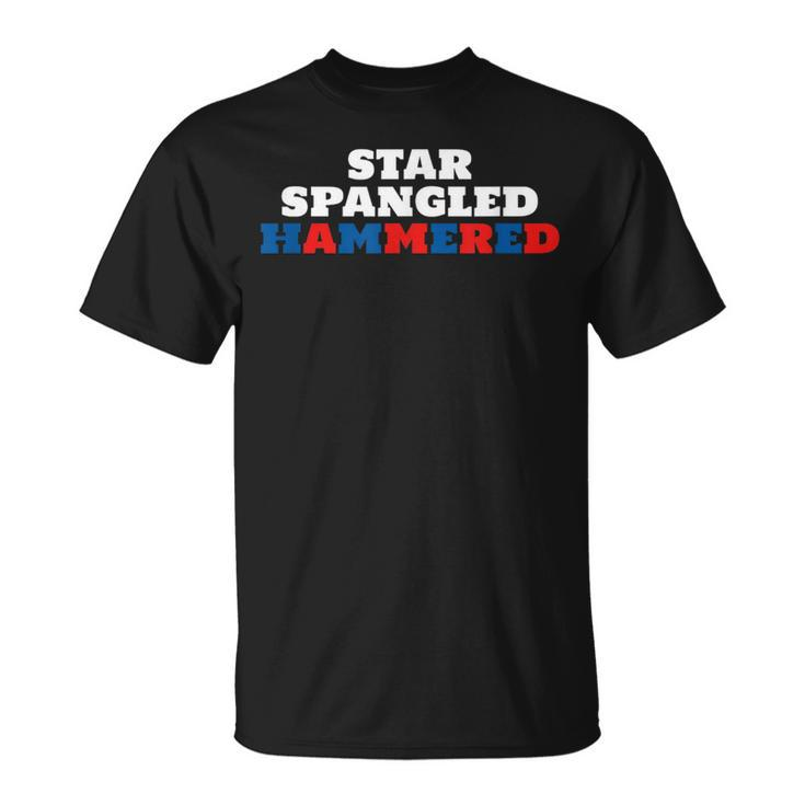 4Th Of July Getting Star Spangled Hammered Unisex T-Shirt