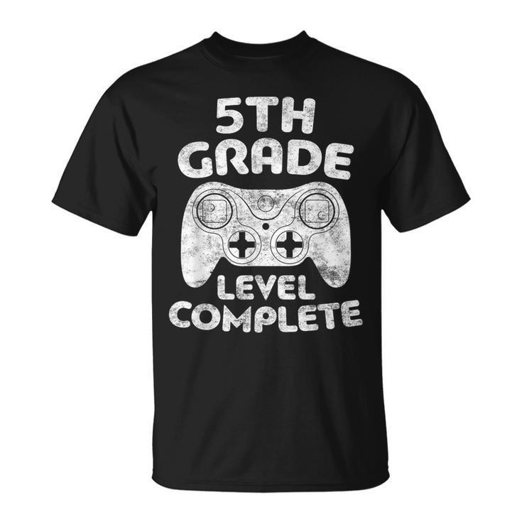 5Th Grade Level Complete  First Grade Graduation Unisex T-Shirt