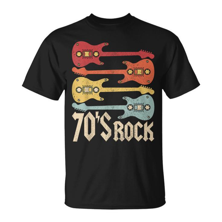70S Rock Band Guitar Cassette Tape 1970S Vintage 70S Costume T-Shirt