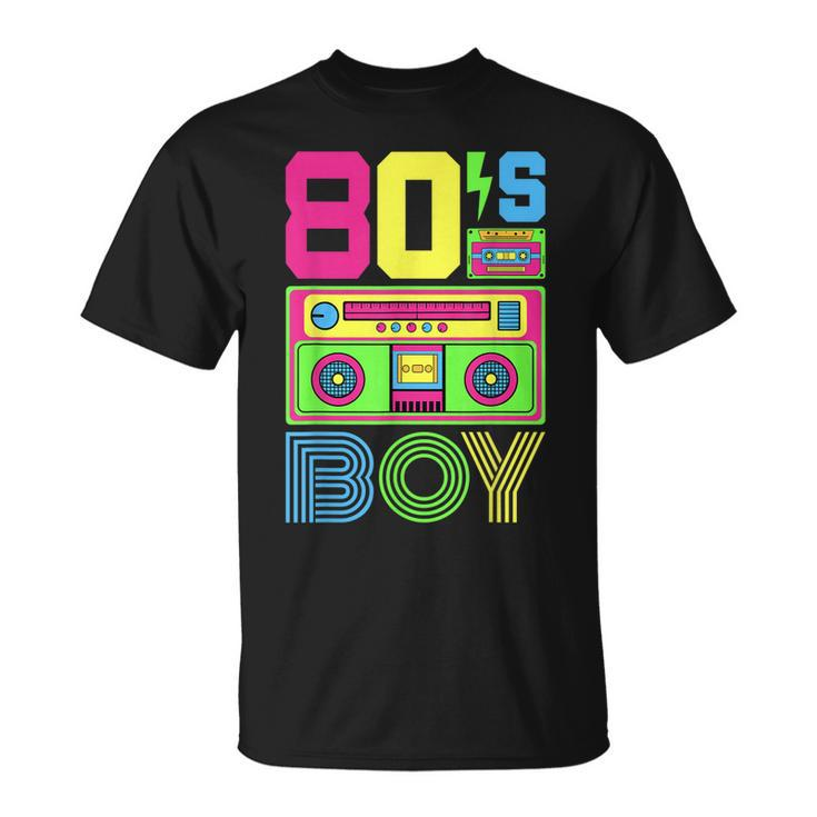 80S Boy 1980S Fashion 80 Theme Party Outfit Eighties Costume T-shirt