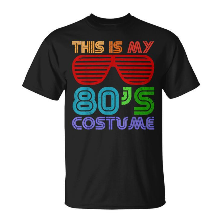 This Is My 80S Costume 1980S Retro Vintage Halloween T-Shirt