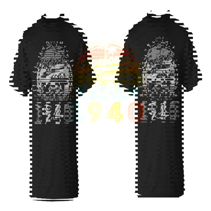 83 Year Old Awesome Since May 1940 83Rd Birthday Unisex T-Shirt