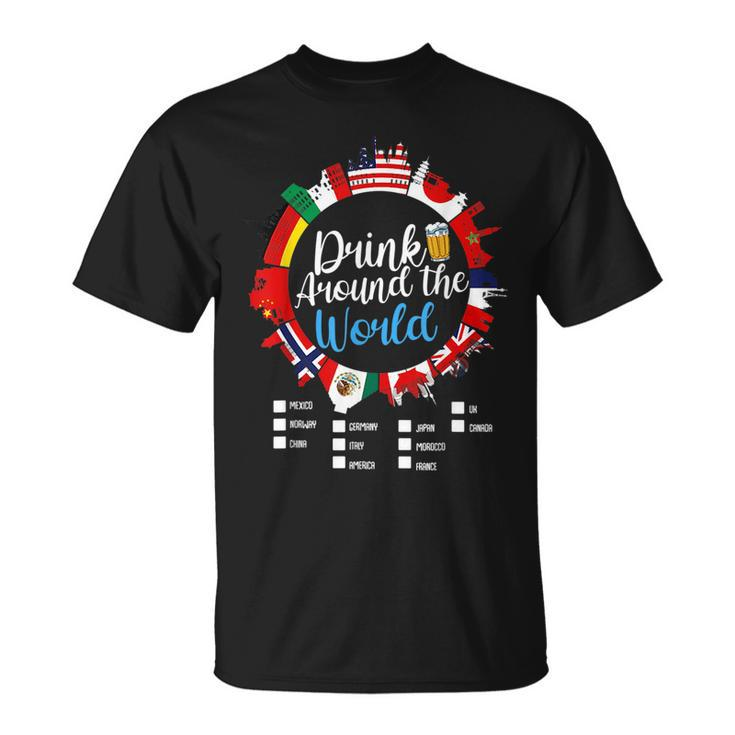 Adult Vacation Drinking Countries International National  Unisex T-Shirt