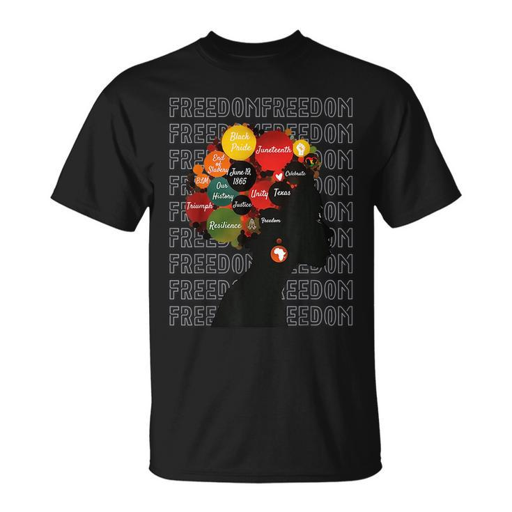 African American June 19Th Rooted In Freedom Unisex T-Shirt