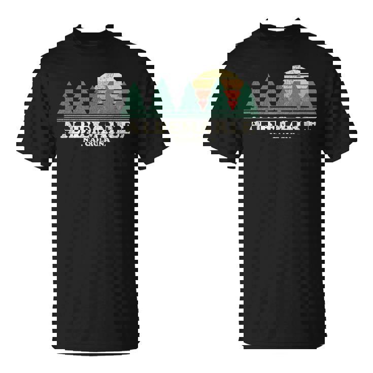 Albemarle Nc Vintage Throwback Retro 70S T-Shirt