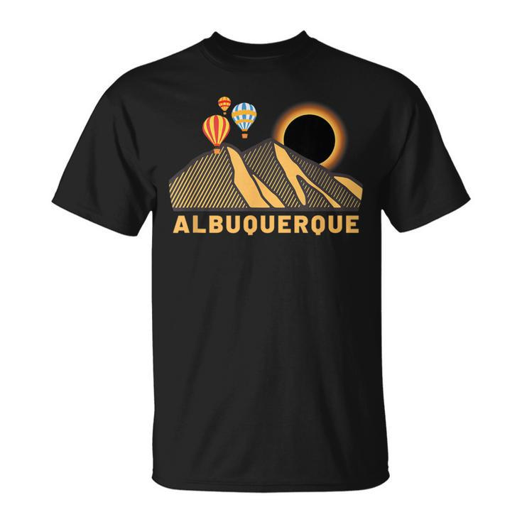 Albuquerque Balloon Festival Eclipse October 2023 T-Shirt