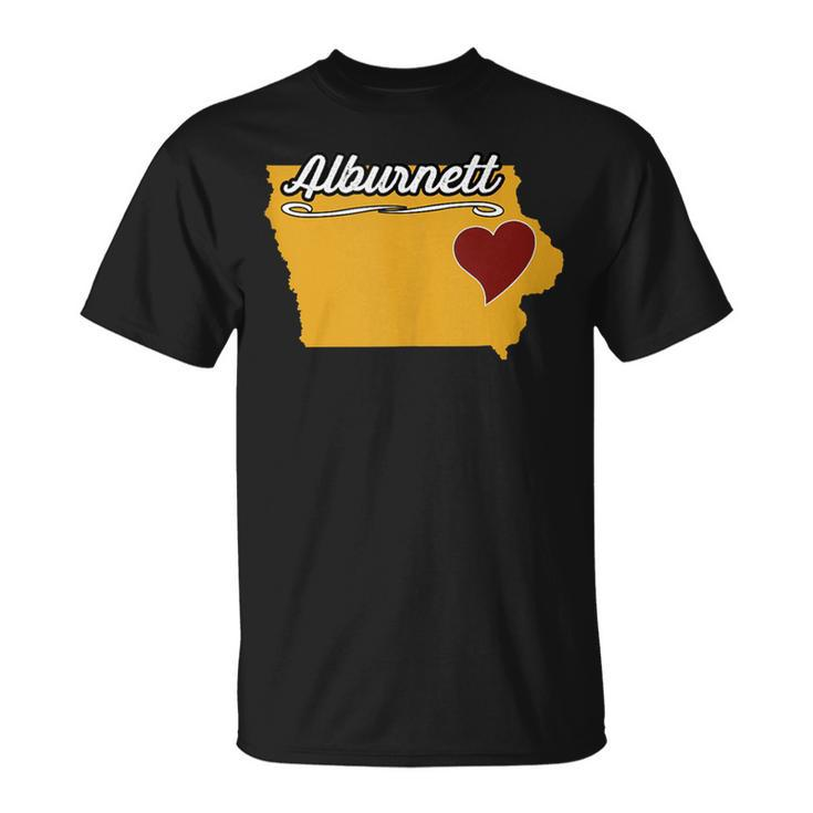 Alburnett Iowa Ia Usa Cute Souvenir Merch Us City State T-Shirt