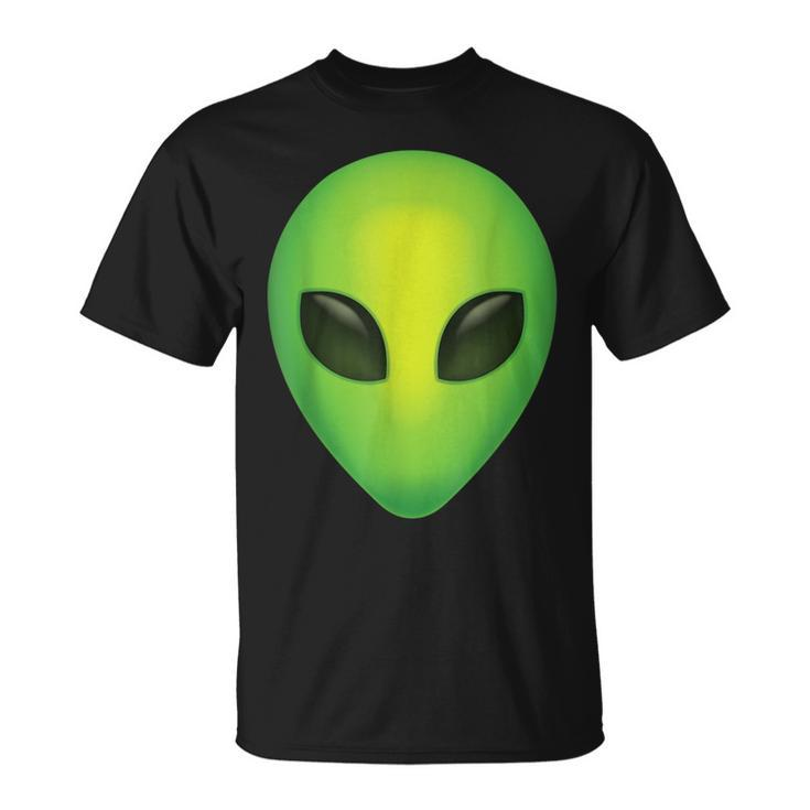 Alien Head T Colorful Alien Rave Believe T-Shirt