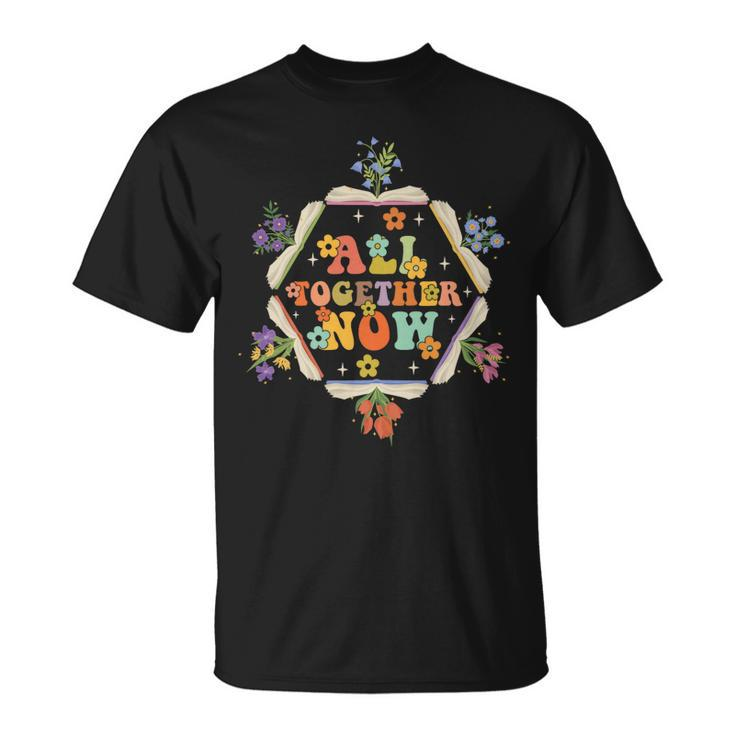All Together Now Summer Reading Program 2023 Books Lovers   Unisex T-Shirt