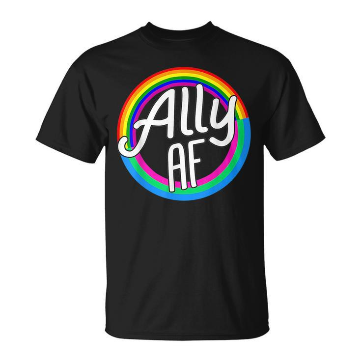 Ally Af Poly Flag Polysexual Equality Lgbt Pride Flag Love  Unisex T-Shirt
