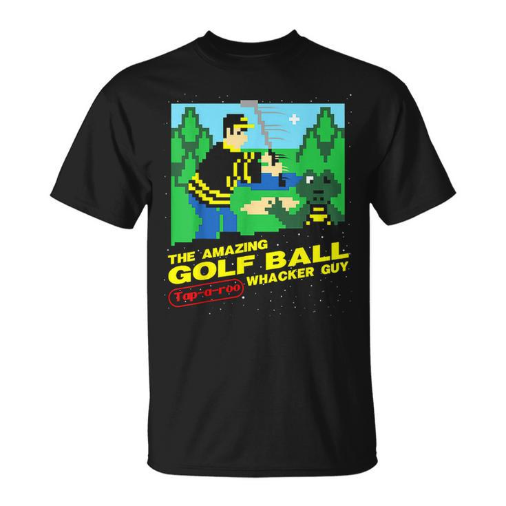The Amazing Golf Ball Tap-A-Roo Whacker Guy T-Shirt