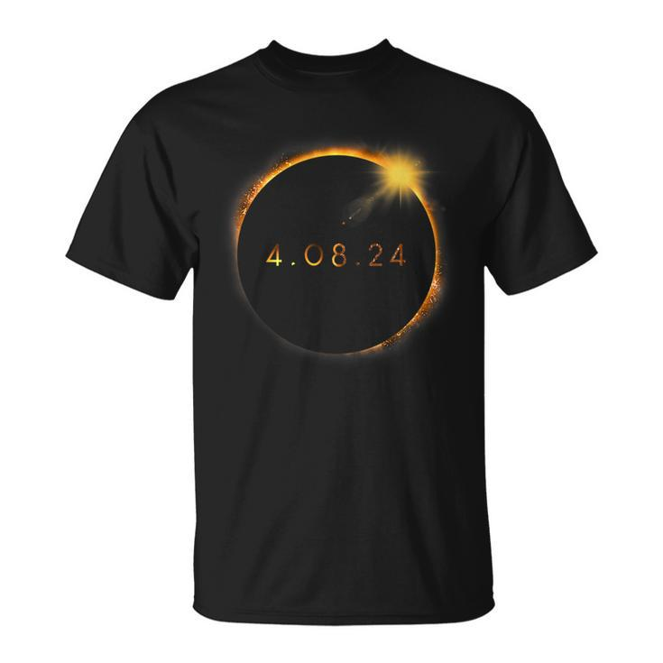 America Totality Spring 40824 Total Solar Eclipse 2024  Unisex T-Shirt