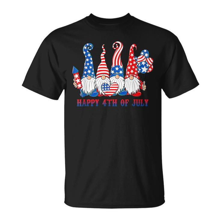 American Patriotic Gnomes Usa Independence Day 4Th Of July  Unisex T-Shirt