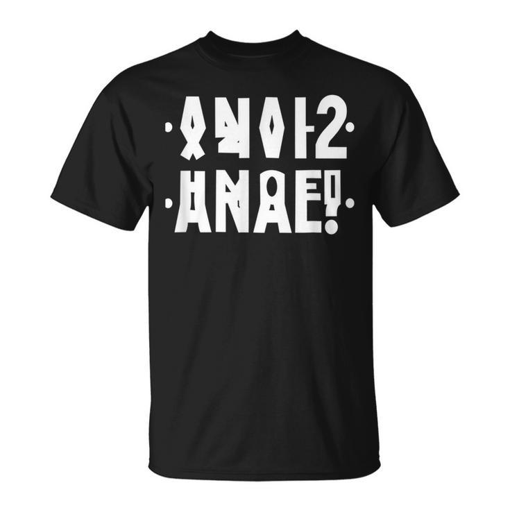 Anal Hidden Message Anal Russian Letter-Russian Letters2021  Unisex T-Shirt
