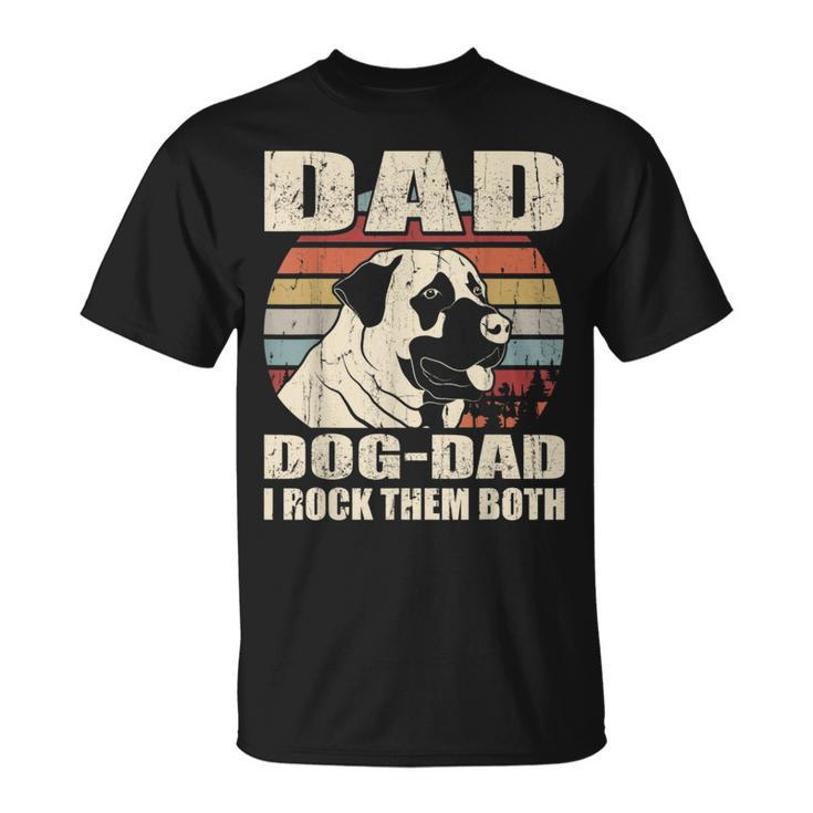 Anatolian Shepherd Dad And Dog Dad I Rock Them Both Vintage T-Shirt