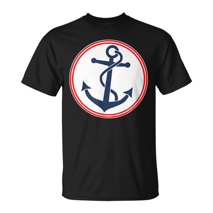 Anchor Red  White And Blue  Unisex T-Shirt