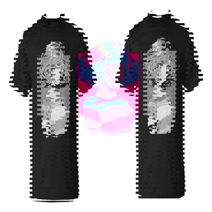 Anime Girl Anime Otaku Japanese Aesthetic Unisex T-Shirt
