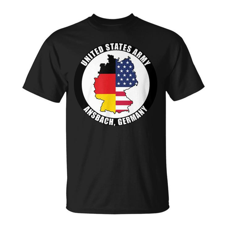 Ansbach Germany United States Army Military Veteran Gift  Unisex T-Shirt
