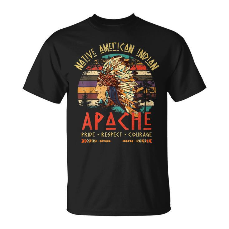Apache Native American Indian Pride Indigenous Tribe  Unisex T-Shirt