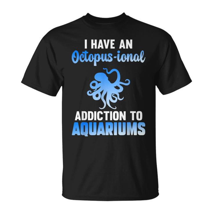 Aquarium Fish Aquatic Aquarium Keeper Fish Tank Aquaholic  Unisex T-Shirt