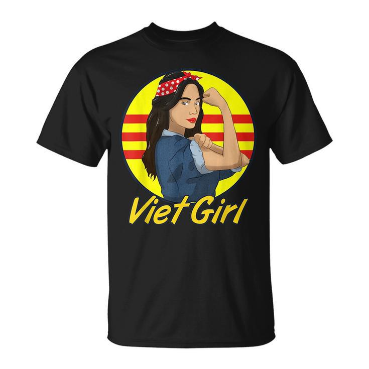 Asian Vietnamese Vietnam Woman Girl Proud Strong Bandana  Unisex T-Shirt