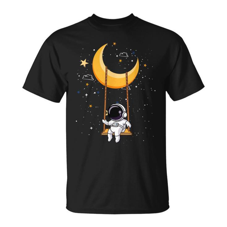 Astronaut  Stars Space Lovers Moon Spaceman Kids Gifts  Unisex T-Shirt