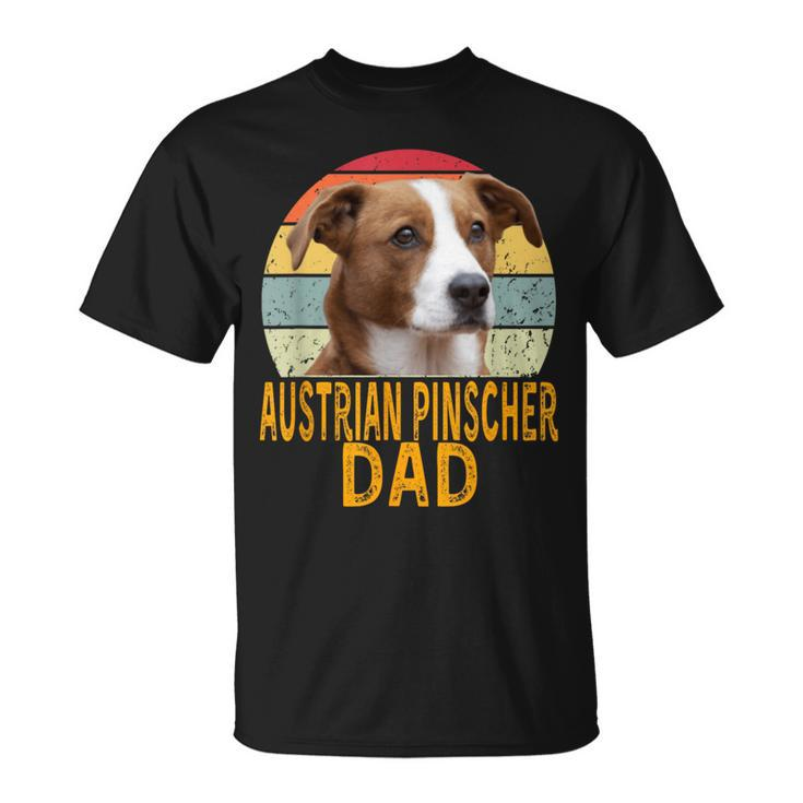Austrian Pinscher Dog Dad Retro My Dogs Are My Cardio T-Shirt