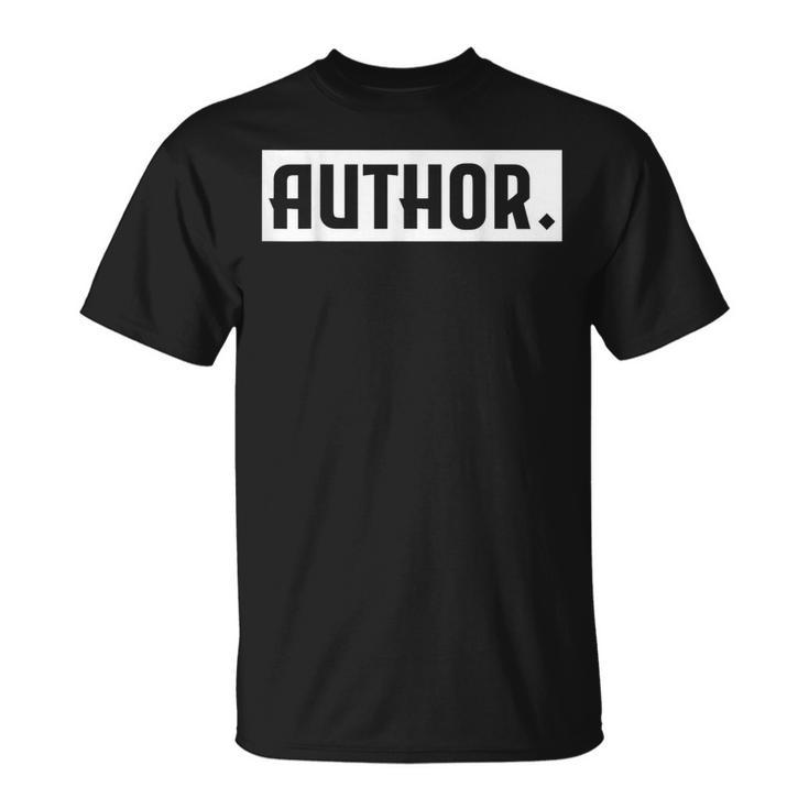 Author Book Writing Writer's T-Shirt