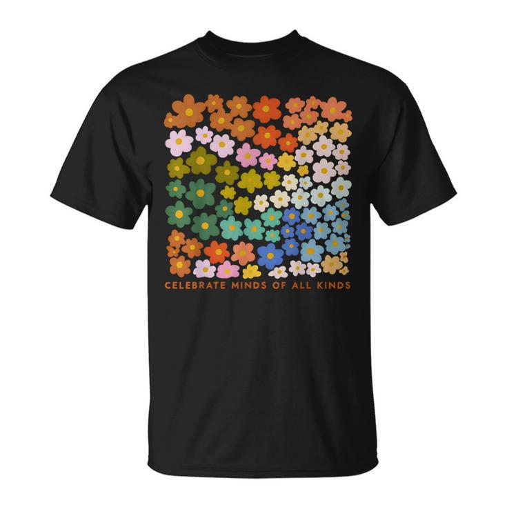 Autism Inclusive Education Celebrate Mind Of All Kind T-Shirt