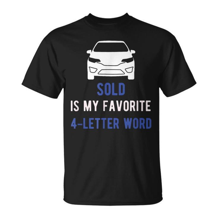 Auto Seller Gift For Car Salesman Unisex T-Shirt