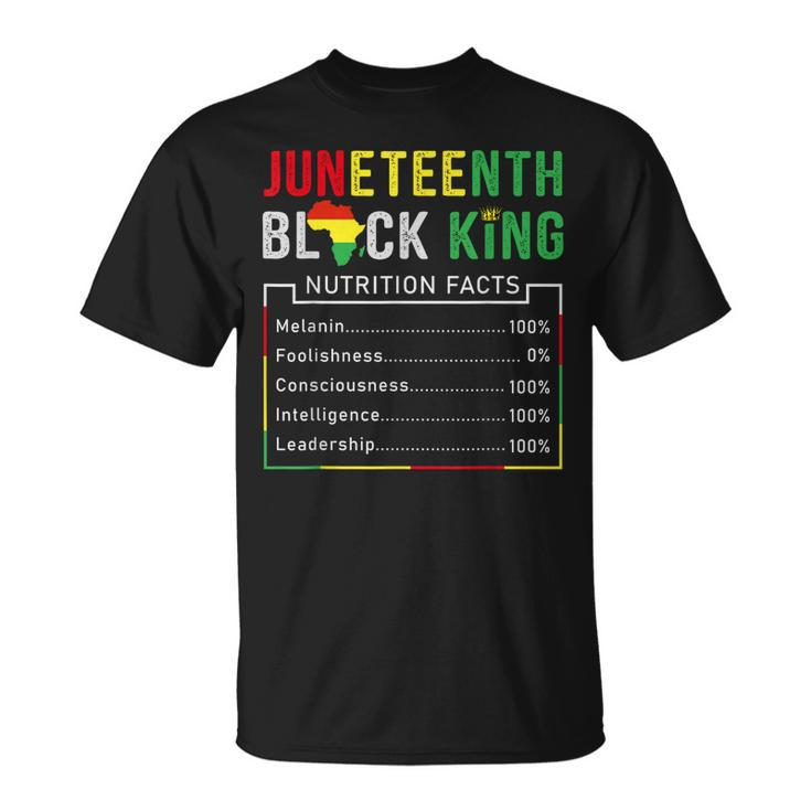Awesome Junenth Black King Melanin Fathers Day Men Boys Unisex T-Shirt