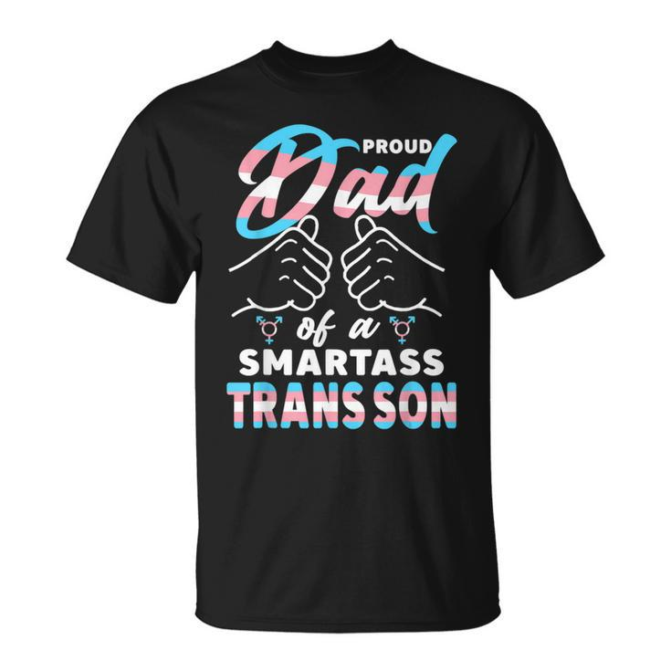 Awesome Proud Trans Dad Pride Lgbt Awareness Fathers Day  Gift For Mens Gift For Women Unisex T-Shirt