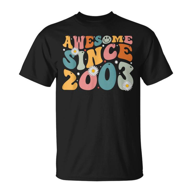 Awesome Since 2003 20Th Birthday Retro Gifts Born In 2003  Unisex T-Shirt
