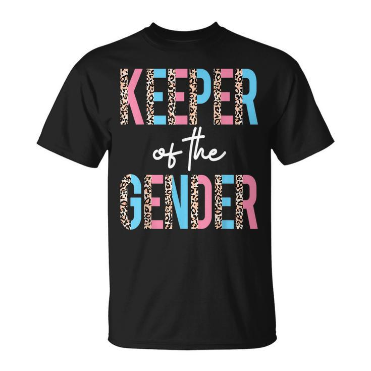 Baby Reveal Party Gender Reveal Keeper Of The Gender Unisex T-Shirt