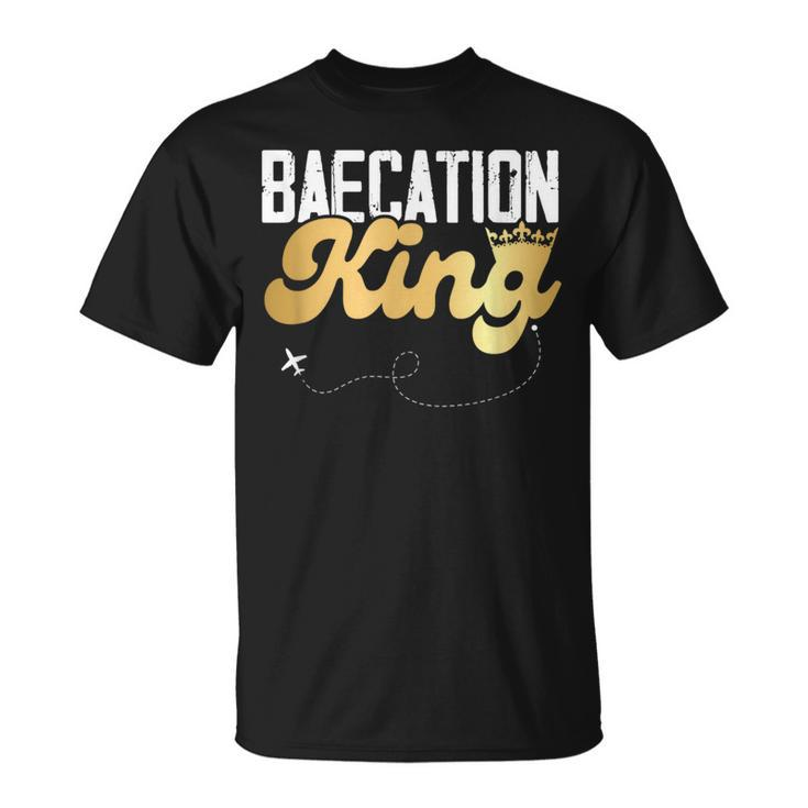 Baecation Couple Matching Vacation Bae Cation Baecation King T-Shirt