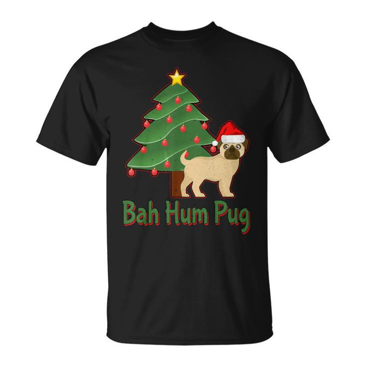 Bah Hum Pug Awesome Thanksgiving Gif Unisex T-Shirt
