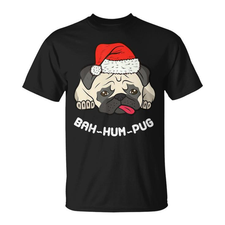 Bah Hum Pug Cute Funny Puppy Dog Pet Ch Unisex T-Shirt