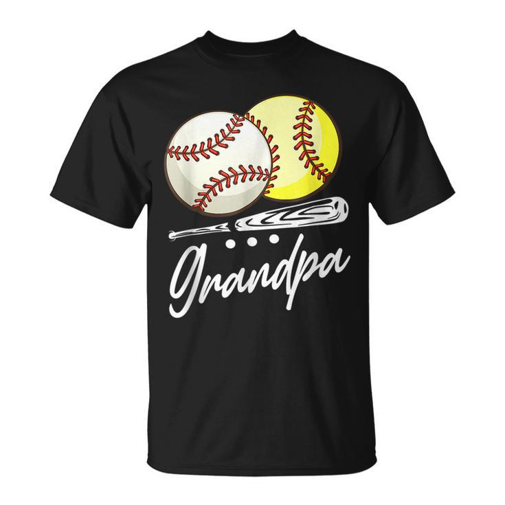 Ball Grandpa Baseball Softball  Unisex T-Shirt