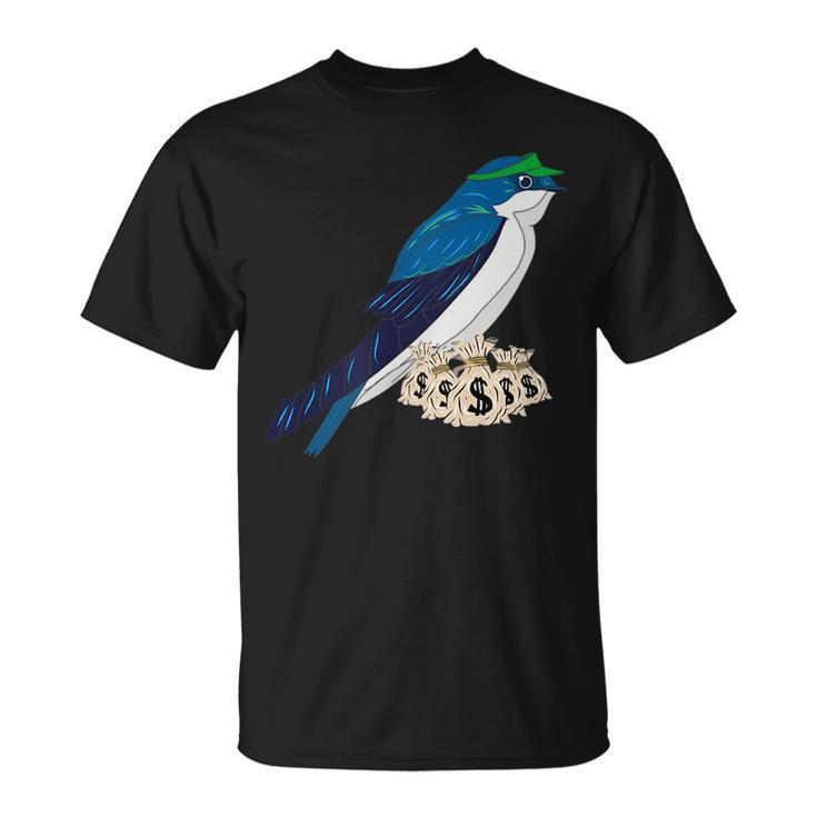 Bank Swallow  Funny Birder Pun Watcher Birding Unisex T-Shirt