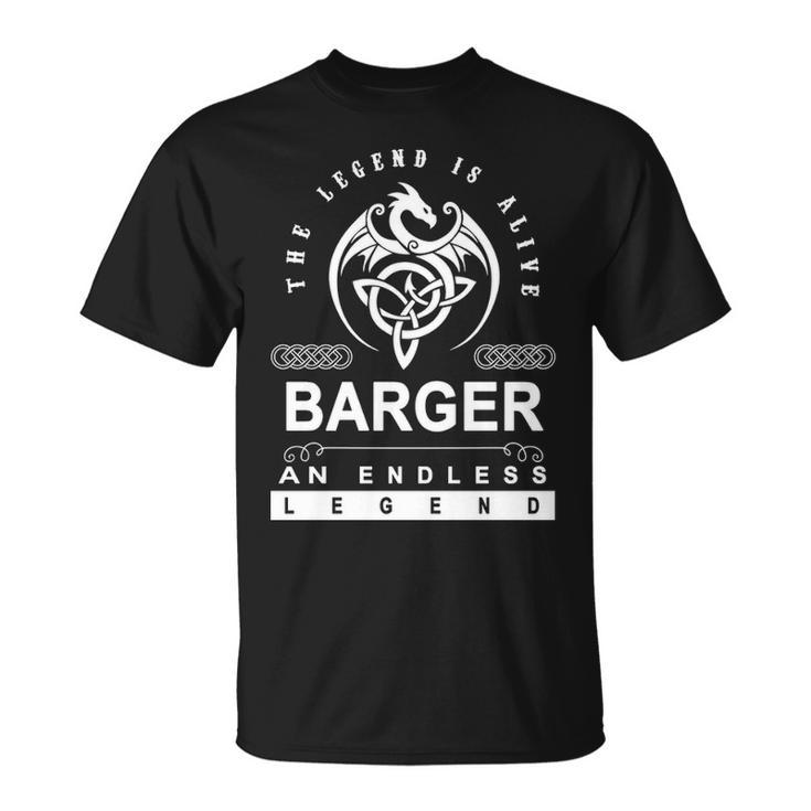 Barger Name Gift Barger An Enless Legend V2 Unisex T-Shirt