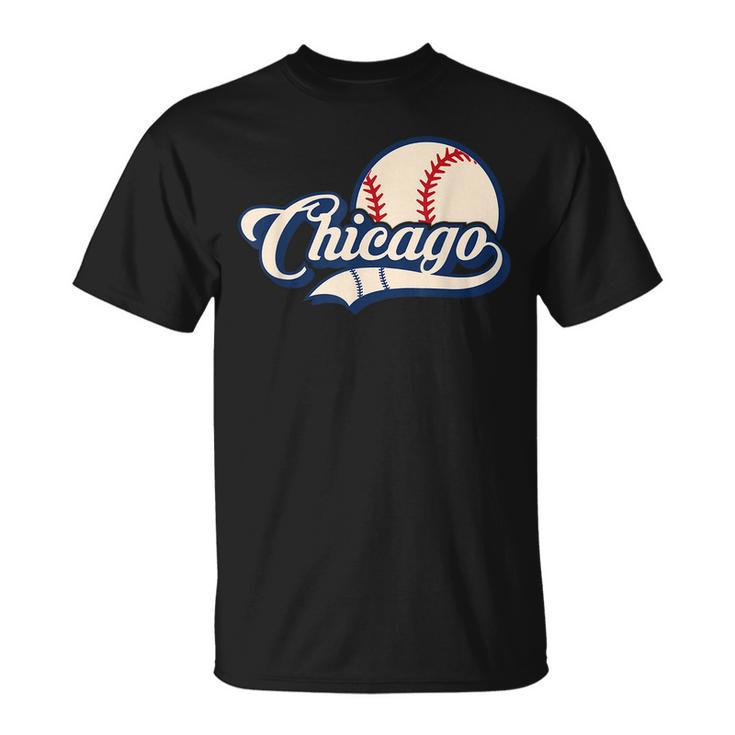 Baseball American Lover Chicago Baseball  Unisex T-Shirt