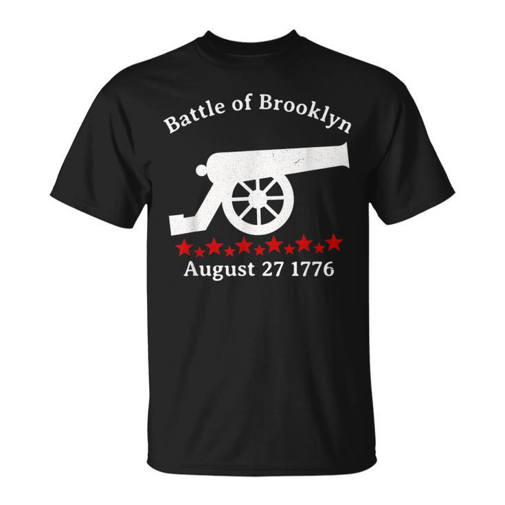 Battle Brooklyn Heights Cannon Revolutionary War Reenactor  Unisex T-Shirt