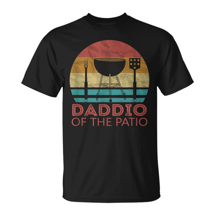 Bbq Funny Daddio Of The Patio Fathers Day Bbq Grill Dad  Gift For Mens Unisex T-Shirt