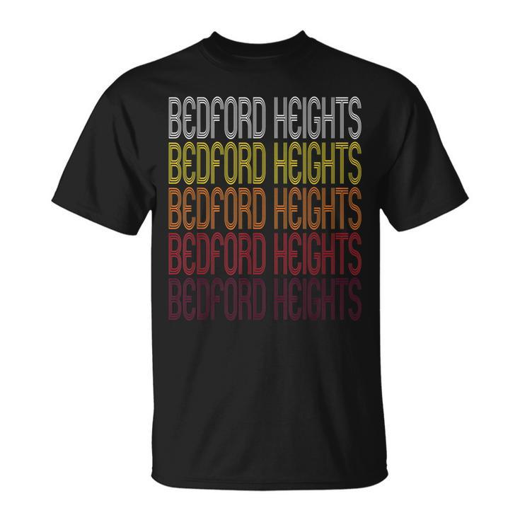 Bedford Heights Oh Vintage Style Ohio T-Shirt