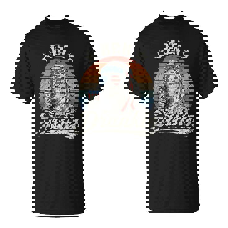 Ben Drankin Funny 4Th Of July Vintage Unisex T-Shirt Ben Drankin Funny 4Th Of July Vintage Unisex T-Shirt